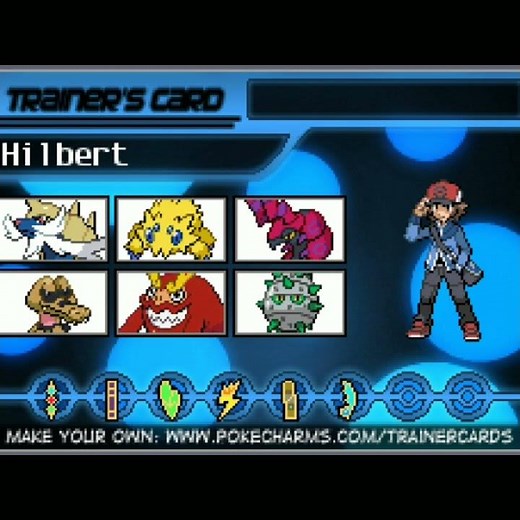 Hilbert's Head Canon Pokemon Team