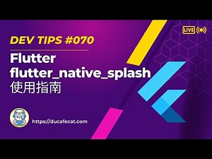Flutter flutter_native_splash 使用指南 | flutter教程