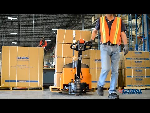 Global Industrial™ Self-Propelled Electric Pallet Jack Truck 3300 Lb. Cap.