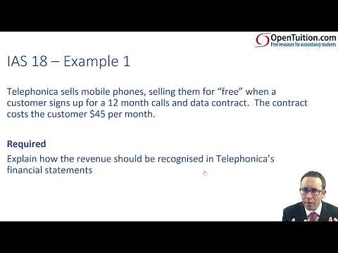 Revenue from contracts with customers (IFRS 15) - ACCA (SBR) lectures