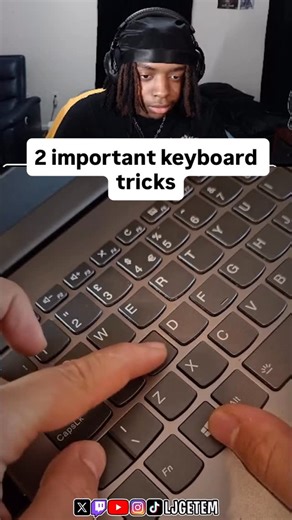 Lj Getem on Instagram: "Must know tricks #pc #tricks #keyboard #gaming #fyp"