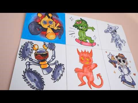 How to Draw Sprunki 🎨 | Easy Step by Step Tutorial (Satisfying Art)