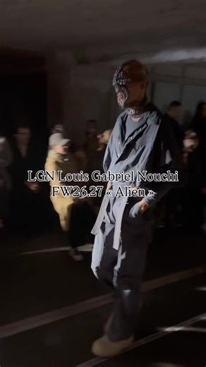 LGN Louis Gabriel Nouchi 🇫🇷 Fall-Winter 26.27 « Alien » fashion show in Paris