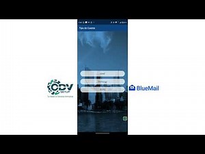 Configura tu correo en BlueMail