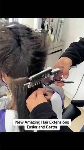Extensiones de cabello manuales; sencillas y rápidas; aptas para cabello liso, ondulado o rizado;