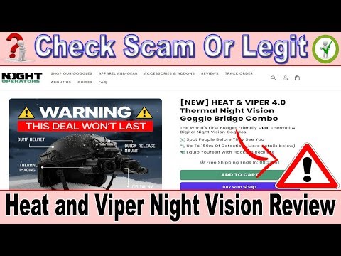 Heat & Viper 4.0 Night Vision Review – Legit Thermal Goggles or Clever Online Scam? 😱🔥