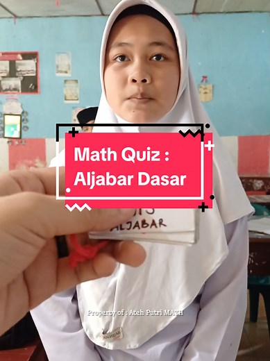 Kuis Matematika Kelas VII: Aljabar Dasar