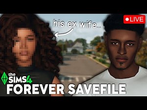Creating my Single Dad’s EX-WIFE and KIDS in The Sims 4 Forever Savefile