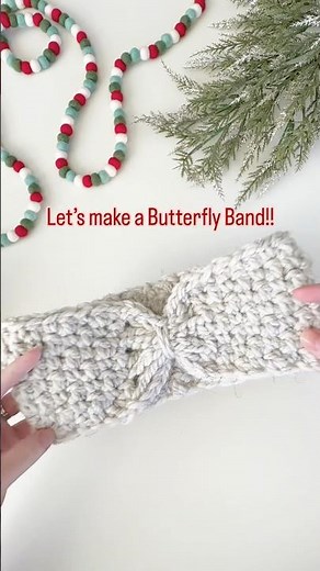 ❄️ The Butterfly Band - Crochet Ear Warmer Pattern is LIVE!! #crochetheadband #crochetearwarmer