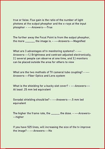 Fluoroscopy Exam Actual Questions And Answers2508 video