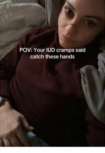 uterus: 1, meg: 0. heating pad working OT. #fyp #creatorsearchinsights | cramps