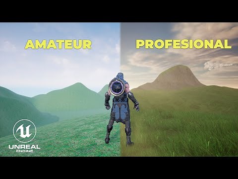 How to make PROFESSIONAL landscapes | Sculpt, textures and materials | Unreal Engine Tutorial