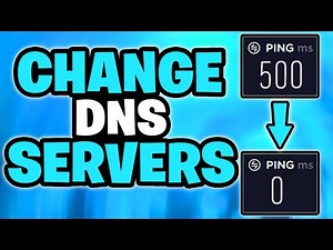 How To Change Your DNS Server | How To Get Lower Ping In Any Game (Fortnite, COD, Valorant, etc)