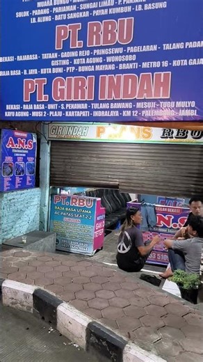 info bus agent ans at the Bekasi city terminal, West Java #shorts