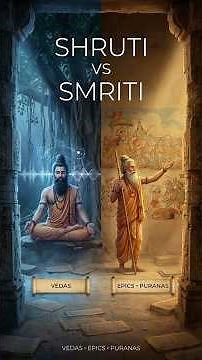 Shruti vs Smriti | Difference Explained (Vedas, Puranas, Epics) #vedicwisdom #hindumythology #vedas