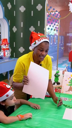 Leo & Loona Kids Park and Restaurant on Instagram: "Christmas fun gets creative at Leo & Loona, Yas Mall! 🎄🎨 Kids can build and decorate their own DIY Christmas Tree, bringing festive ideas to life through colors and crafts. It’s the perfect blend of play, imagination, and holiday joy — where every little artist takes home big Christmas smiles. #LeoAndLoona #sayyastoleoandloona #ChristmasWorkshop #DIYChristmas #reels"