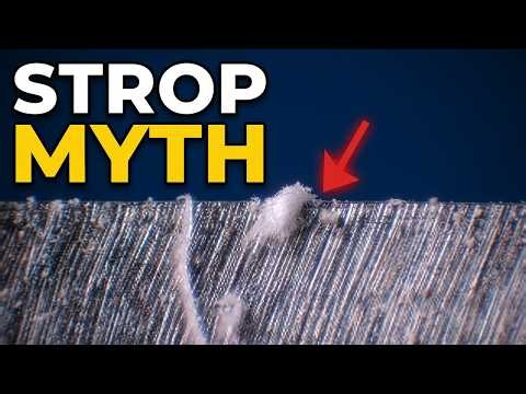 Stone vs Strop: Which Removes the Burr? (Microscope Test)