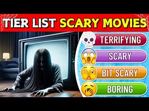 Tier List Rate the Scary Movie 👻🎬