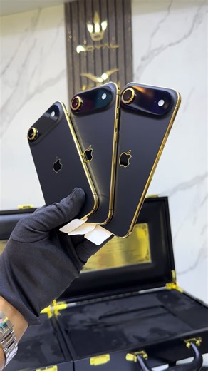 The Elegant Air Gold 24K Special Edition Crafted By RoyalGold Dubai #fyp #الشعب_الصيني_ماله_حل😂😂 #royalgold #iphonecustomize #craftedindubai