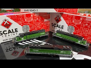ScaleTrains Burlington Northern EMD SD40-2 ~ HO Scale Rivet Counter 2025 Release