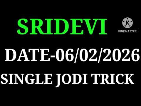 06/02/2026 sridevi day matka fix jodi chart satta matka game matka trick today sridevi Matka