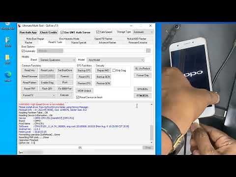 Oppo A57 Pattern Unlock With Umt Pro (2022)