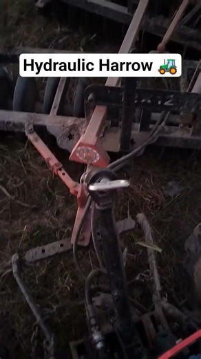 How hydraulic Harrow works 🚜 #farmequipment #farming #farmmachinery