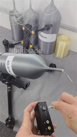 FiberBlade-Leo on Instagram: "No more signal dead zones — optical communication guarantees seamless connectivity in complex electromagnetic environments.#fpv #drone #uav #optical #fiberblade"