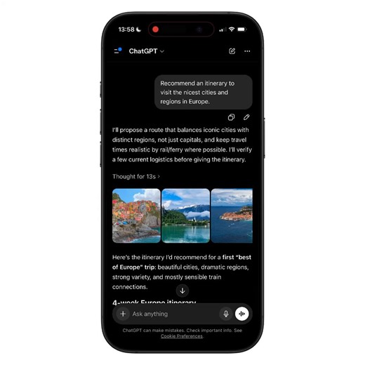 ChatGPT’s mobile web app uses @silk_hq for its bottom sheets.Silk is now powering native-like interactions inside one of the most-used products in the world 🎉