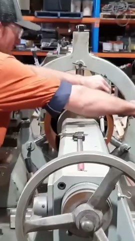 Machining & Boring BIG Steel Tubes | Large Lathe Work