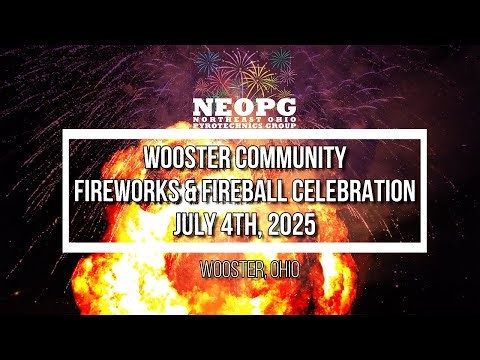 NEOPG Fireworks - Wooster - July 4th, 2025