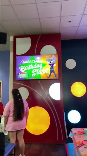 Chuck E. Cheese birthday party