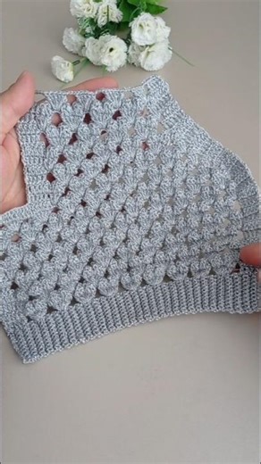 This winter's hit: Very Easy Crochet Vest with Spring Flower Design, Crochet Knitting, Easy Sleev...