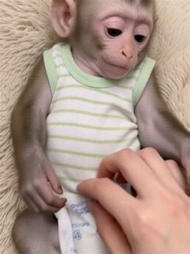 Baby Monkey Lola's Adorable Nighttime Antics