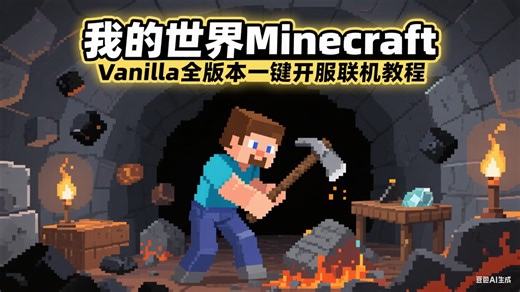 保姆级教学：我的世界 Minecraft Vanilla 全版本一键开服联机