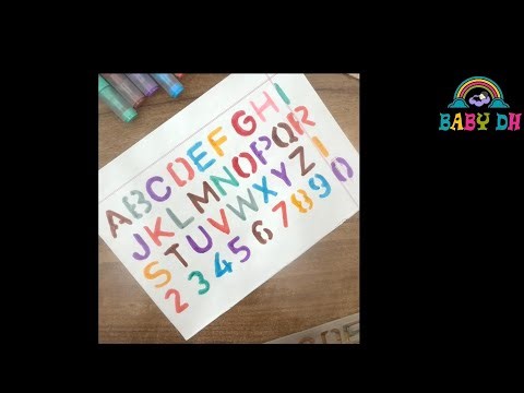 ABC Stencils for art and craft