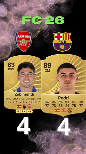 ARSENAL VS BARCELONA Ultimate Team 🔥 #eafc26 #ultimateteam #fifa