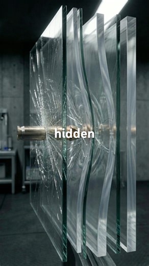 What Really Happens When a Bullet Hits Bulletproof Glass #shorts #facts
