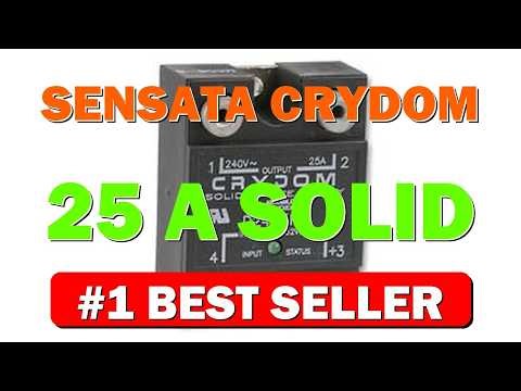 Sensata/Crydom 25 A Solid State, Zero Cross, Panel Mount, SCR, 280 V - B0G581SNPK