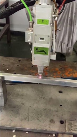 Tube Hole Cutting Automotive Door 3D Laser Cutting | 60% Less Tooling Cost | CyRobotLaser #shorts