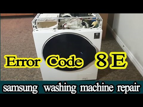 samsung washer error code 8e