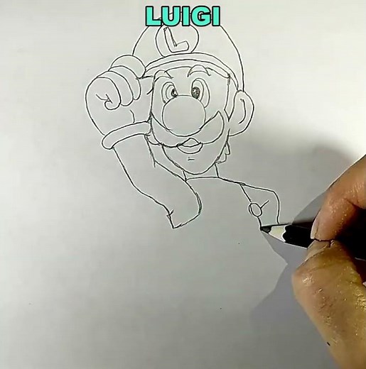 Dibujamos y Coloreamos a Luigi de Mario Bros | Dibujos para niños