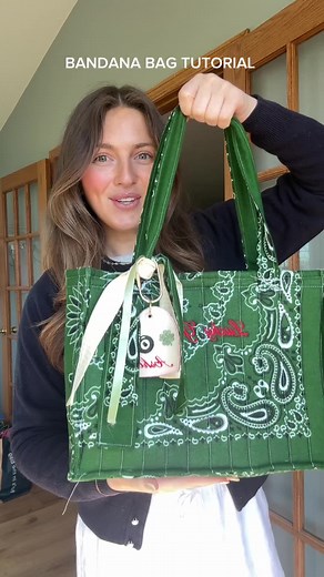 Bandana Bag Sewing Tutorial | Easy Pattern Included