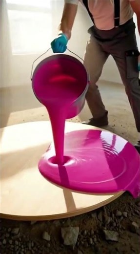 Koi Fish Swimming Under Your Floor 🐟 Pink Epoxy Transformation