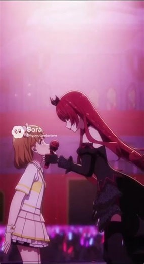 A vampire princess idol hypnotize the school idol to be hers