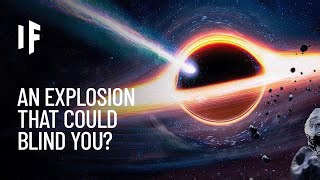 What if a gamma-ray burst struck a black hole?