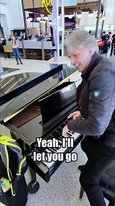 Airport Turns Musical with Piano and Violin Duo