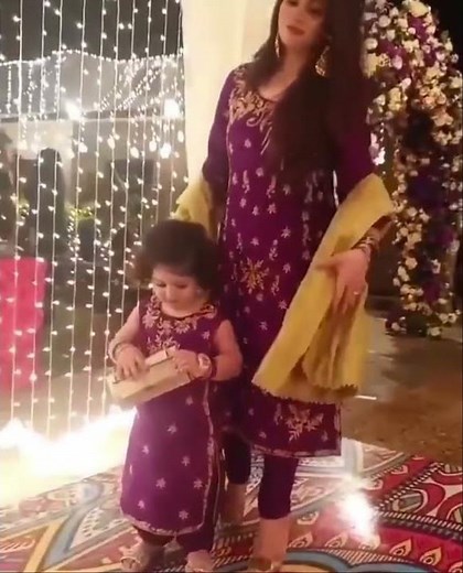 Aiman & Amal at minal khan dholki night🥳🥳🥳🎉💃🏼