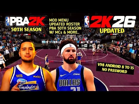 NBA 2K26 ANDROID PINOY KLAY THOMPSON GAMEPLAY V98 UPDATED MOD MENU