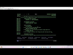 COBOL Tutorial - 1 || Structure of a Cobol Program || Cobol Divisions